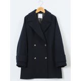 ライトシャギー メタルボタン ピーコート | TAKA-Q WOMEN | 詳細画像11 