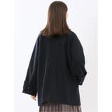 ライトシャギー メタルボタン ピーコート | TAKA-Q WOMEN | 詳細画像3 