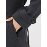 ストレッチ ハンドウォッシャブル スタンドカラー ロングコート | TAKA-Q WOMEN | 詳細画像12 
