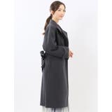 ストレッチ ハンドウォッシャブル スタンドカラー ロングコート | TAKA-Q WOMEN | 詳細画像4 