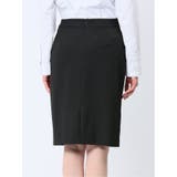 リクルート黒無地 ストレッチ タイトスカート(セットアップ可能) | TAKA-Q WOMEN | 詳細画像7