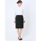 リクルート黒無地 ストレッチ タイトスカート(セットアップ可能) | TAKA-Q WOMEN | 詳細画像5