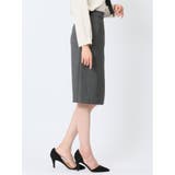 ストレッチシャーク タイトスカート グレー(セットアップ可能) | TAKA-Q WOMEN | 詳細画像4 