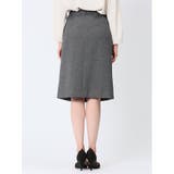 ストレッチシャーク タイトスカート グレー(セットアップ可能) | TAKA-Q WOMEN | 詳細画像7 