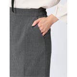 ストレッチシャーク タイトスカート グレー(セットアップ可能) | TAKA-Q WOMEN | 詳細画像8 