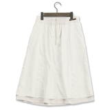 ダブルクロス フレアースカート ライトグレー(セットアップ可能) | TAKA-Q WOMEN | 詳細画像12 