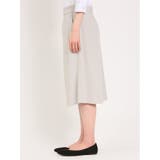 ダブルクロス フレアースカート ライトグレー(セットアップ可能) | TAKA-Q WOMEN | 詳細画像6 