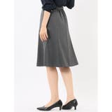 ストレッチウォッシャブル ウール調 フレアースカート | TAKA-Q WOMEN | 詳細画像2