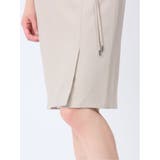 綿麻ライク タイトスカート ベージュ(セットアップ可能) | TAKA-Q WOMEN | 詳細画像11 