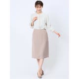 ストレッチウォッシャブル フレアースカート 茶(セットアップ可能) | TAKA-Q WOMEN | 詳細画像10