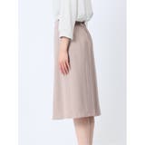 ストレッチウォッシャブル フレアースカート 茶(セットアップ可能) | TAKA-Q WOMEN | 詳細画像6