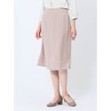 30茶 | ストレッチウォッシャブル フレアースカート 茶(セットアップ可能) | TAKA-Q WOMEN