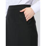 クリアエフェクト 黒無地 タイトスカート(セットアップ可能) | TAKA-Q WOMEN | 詳細画像9