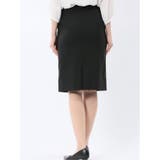 クリアエフェクト 黒無地 タイトスカート(セットアップ可能) | TAKA-Q WOMEN | 詳細画像8 