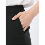 クリアエフェクト 黒無地 タイトスカート(セットアップ可能) | TAKA-Q WOMEN | 詳細画像9 