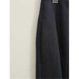 ストレッチウォッシャブル シャーク フレアースカート 紺(セットアップ可能) | TAKA-Q WOMEN | 詳細画像3 