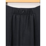 ストレッチウォッシャブル シャーク フレアースカート 紺(セットアップ可能) | TAKA-Q WOMEN | 詳細画像4 