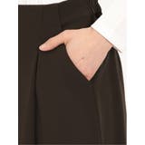 ダブルクロス Aラインスカート 茶(セットアップ可能) | TAKA-Q WOMEN | 詳細画像10 