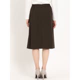 ダブルクロス Aラインスカート 茶(セットアップ可能) | TAKA-Q WOMEN | 詳細画像13 