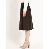 ダブルクロス Aラインスカート 茶(セットアップ可能) | TAKA-Q WOMEN | 詳細画像7 