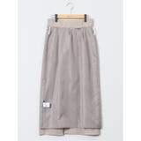 杢調 ラップ風ロングスカート ベージュ(セットアップ可能) | TAKA-Q WOMEN | 詳細画像11