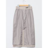 杢調 ラップ風ロングスカート ベージュ(セットアップ可能) | TAKA-Q WOMEN | 詳細画像12