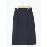ダブルクロス Aラインスカート 紺(セットアップ可能) | TAKA-Q WOMEN | 詳細画像11