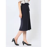 ダブルクロス Aラインスカート 紺(セットアップ可能) | TAKA-Q WOMEN | 詳細画像4