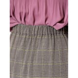 先染めチェック フロントプリーツスカート | TAKA-Q WOMEN | 詳細画像10 