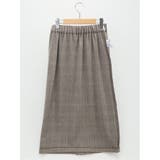 先染めチェック フロントプリーツスカート | TAKA-Q WOMEN | 詳細画像12 