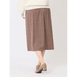 先染めチェック フロントプリーツスカート | TAKA-Q WOMEN | 詳細画像16 