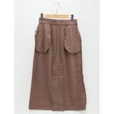 先染めチェック フロントプリーツスカート | TAKA-Q WOMEN | 詳細画像24 