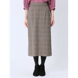 先染めチェック フロントプリーツスカート | TAKA-Q WOMEN | 詳細画像5 