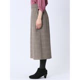 先染めチェック フロントプリーツスカート | TAKA-Q WOMEN | 詳細画像6 