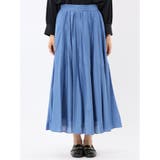 シルキーローン タックギャザースカート | TAKA-Q WOMEN | 詳細画像32 