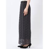 フラワーレース ロングタイトスカート | TAKA-Q WOMEN | 詳細画像17