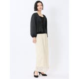 フラワーレース ロングタイトスカート | TAKA-Q WOMEN | 詳細画像5