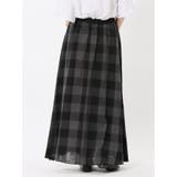 イノウェーブ/INNOWAVE ガーゼチェック リバーシブルスカート | TAKA-Q WOMEN | 詳細画像15