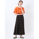 イノウェーブ/INNOWAVE ガーゼチェック リバーシブルスカート | TAKA-Q WOMEN | 詳細画像5