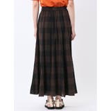 イノウェーブ/INNOWAVE ガーゼチェック リバーシブルスカート | TAKA-Q WOMEN | 詳細画像9