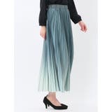 グラデーションプリーツ ロングスカート | TAKA-Q WOMEN | 詳細画像12