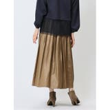 イノウェーブ/INNOWAVE コーティングサテン ギャザースカート | TAKA-Q WOMEN | 詳細画像16 
