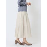 イノウェーブ/INNOWAVE コーティングサテン ギャザースカート | TAKA-Q WOMEN | 詳細画像30 