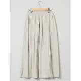 イノウェーブ/INNOWAVE コーティングサテン ギャザースカート | TAKA-Q WOMEN | 詳細画像37 