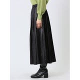 イノウェーブ/INNOWAVE コーティングサテン ギャザースカート | TAKA-Q WOMEN | 詳細画像7 