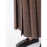 ストレッチウォッシャブル グレンチェック柄 プリーツスカート | TAKA-Q WOMEN | 詳細画像20 