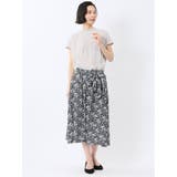 プリント タックフレアースカート | TAKA-Q WOMEN | 詳細画像5