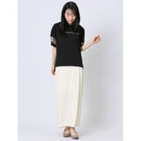 ハンチ/HUNCH カットジャガード ボックスタック ロングスカート | TAKA-Q WOMEN | 詳細画像5