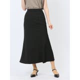 ハンチ/HUNCH 無地 リネンライク マーメイドスカート | TAKA-Q WOMEN | 詳細画像1 