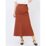 20オレンジ | ハンチ/HUNCH 無地 リネンライク マーメイドスカート | TAKA-Q WOMEN